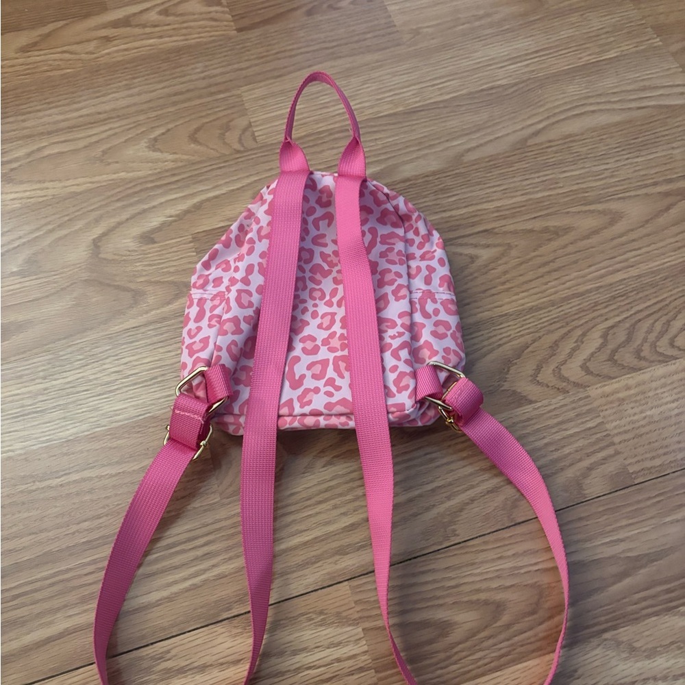 Jessica Simpson Kids Pink Leopard Print Mini Backpack - Picture 2 of 5